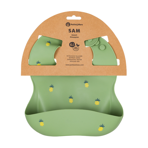 Petite&Mars Silicone bib Take&Match 6m+