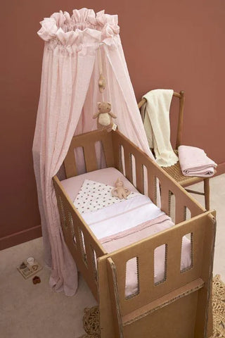Meyco - Meyco Baby Fitted Sheet for Cot Bed - Uni Soft Pink (60x120cm) - Mari Kali Stores Cyprus