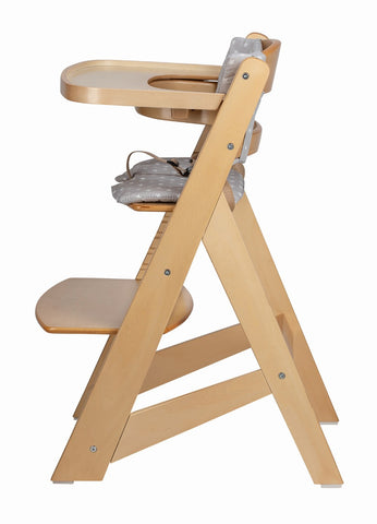 FreeON High chair Toby Plus with tray and cushion, wooden, nature