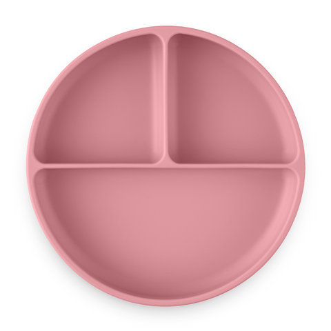 Silicone divided plate round Take&Match 6m+