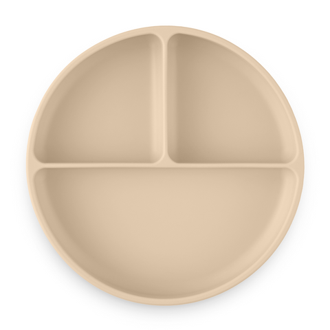 Silicone divided plate round Take&Match 6m+