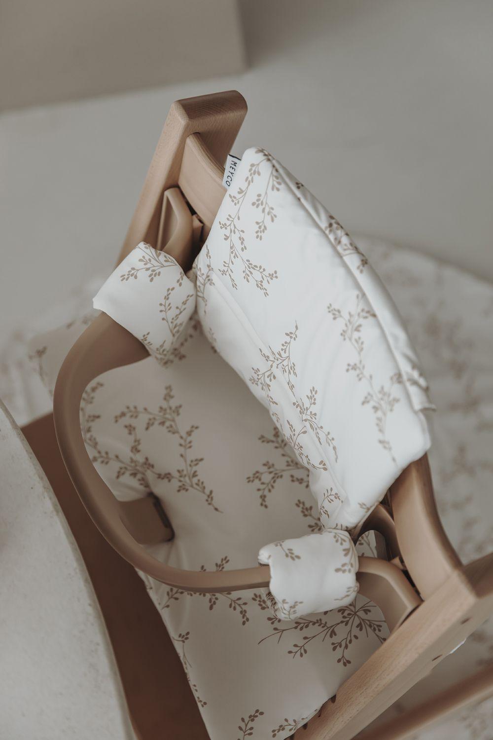 Meyco Baby Highchair Splat Mat Branches - Sand - Mari Kali Stores Cyprus