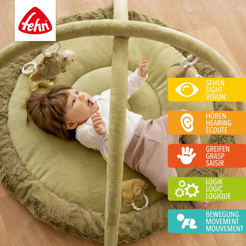 Fehn 3-D-activity quilt chameleon, Crazy