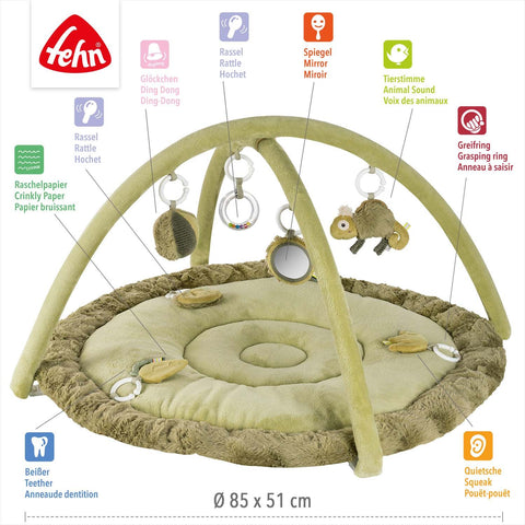 Fehn 3-D-activity quilt chameleon, Crazy