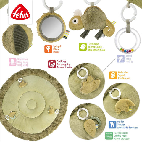 Fehn 3-D-activity quilt chameleon, Crazy