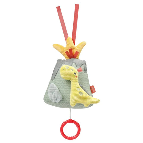 Fehn Music toy vulcano with dinosaur