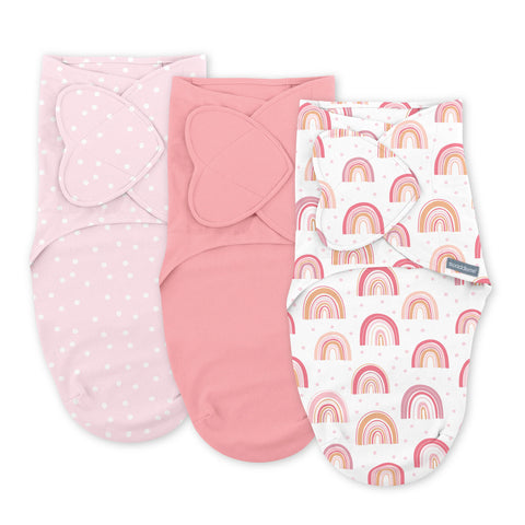 Original Swaddle, Size SM, 0-3 months, 3pack Rainbow 1.0 tog