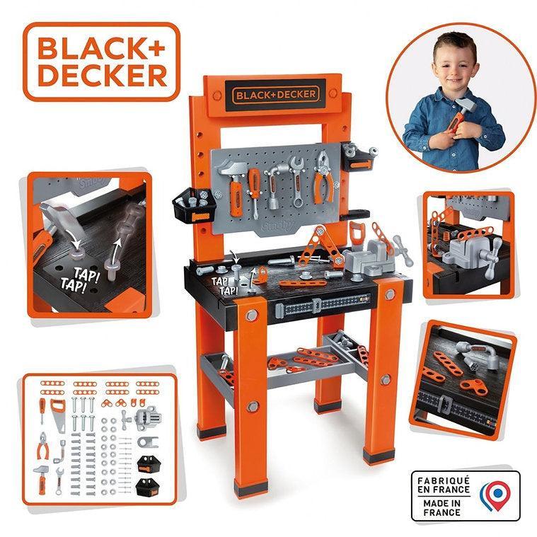 Smoby Black & Decker Bricolo One Workbench - Mari Kali Stores Cyprus