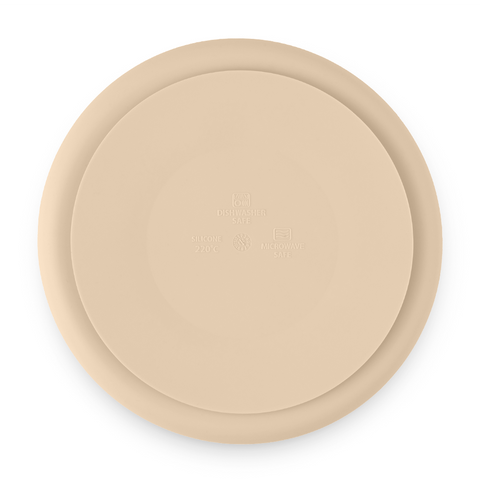 Silicone divided plate round Take&Match 6m+