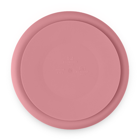 Silicone divided plate round Take&Match 6m+