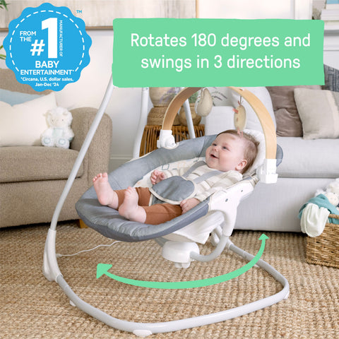 Ingenuity SimpleComfort Compact Soothing Swing - Parker