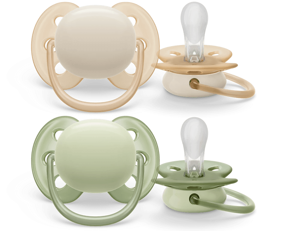 Philips Avent ultra soft Pacifier 0-6m Soft Boy x 2 - Mari Kali Stores Cyprus
