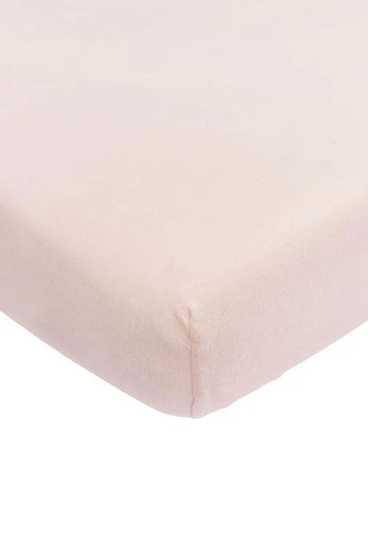 Meyco - Meyco Baby Fitted Sheet for Cot Bed - Uni Soft Pink (60x120cm) - Mari Kali Stores Cyprus