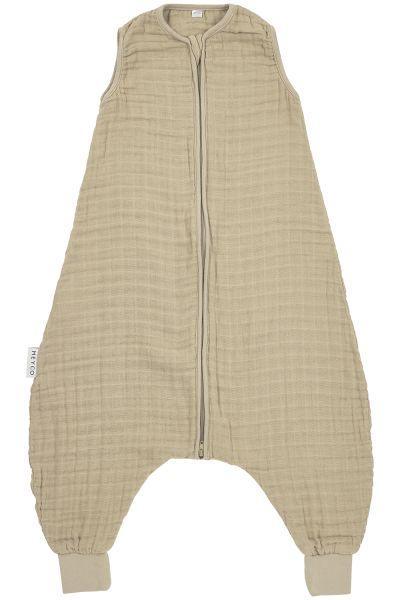 Meyco Baby Summer Sleep Overall Jumper Pre-washed Muslin Uni - Sand - 104cm - Mari Kali Stores Cyprus