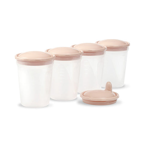 BabyOno A set of containers with a spout 4pcs