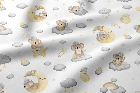 Baby Cot Summer Bed Sheets, 70x140cm, 3pc set