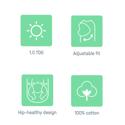 SwaddleMe by Ingenuity Monogram Collection Swaddle 2-Pack, Size 0-3 Months - Born Free