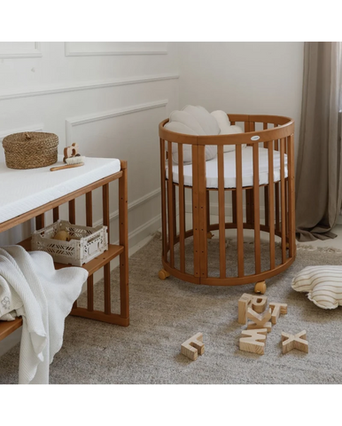 Waldin® 7in1 Oval Baby Bed