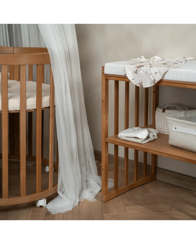 Waldin® 7in1 Oval Baby Bed