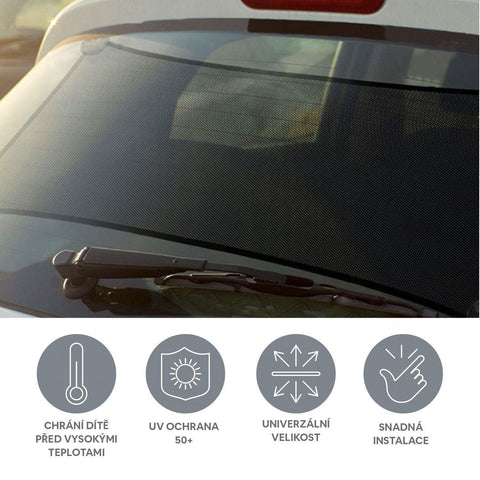 Zopa Rear window car sunshade, Black - Mari Kali Stores Cyprus
