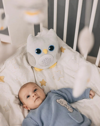 Zopa Owl plush toy with projector