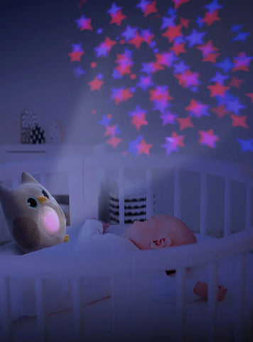Zopa Owl plush toy with projector