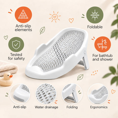 Zopa Foldable Baby Bath Seat