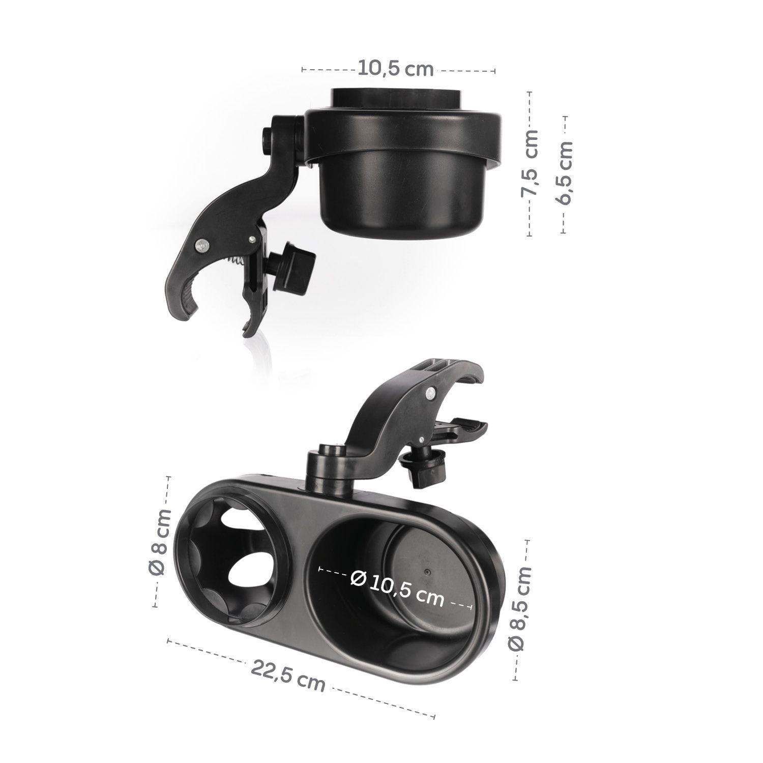 Zopa Stroller snack holder, Black - Mari Kali Stores Cyprus