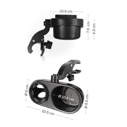 Zopa Stroller snack holder, Black - Mari Kali Stores Cyprus