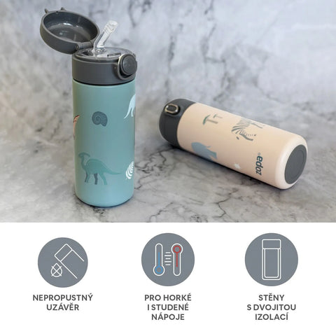 Zopa Thermo bottle with silicone holder and drinking spout 350 ml