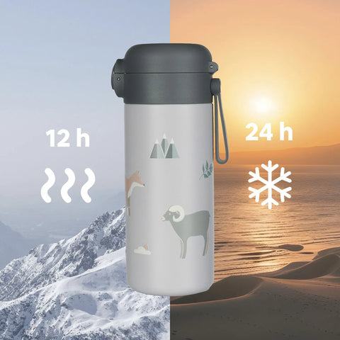 Zopa Thermo bottle with silicone holder and drinking spout 350 ml