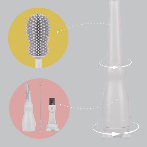 Zopa Silicone Baby Bottle Brush 3in1 - Mari Kali Stores Cyprus