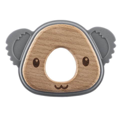 Zopa Silicone Wooden Teether Koala