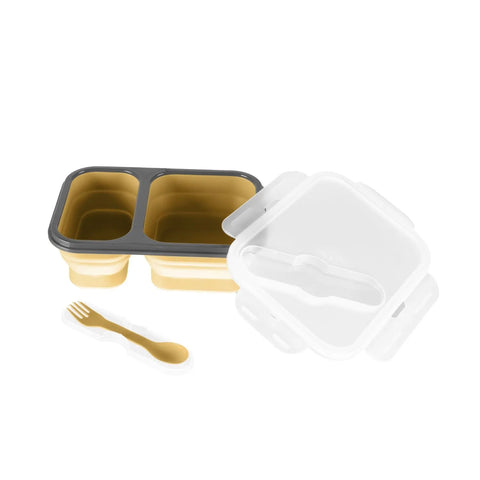 Zopa Silicone Lunch Box with Cutlery large