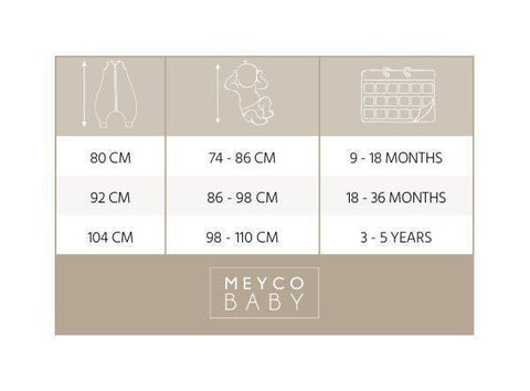 Meyco Baby Summer Sleep Overall Jumper Stains - Sand - 80cm - Mari Kali Stores Cyprus