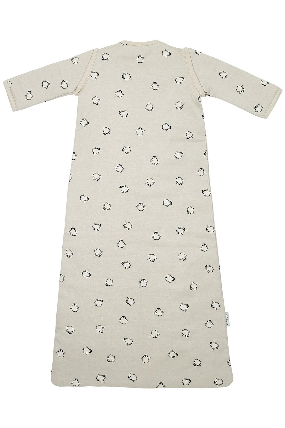 Meyco Baby Sleeping Bag With Detachable Sleeves Penguin - Soft Sand - 70cm - Mari Kali Stores Cyprus