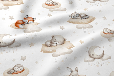 Baby Cot Summer Bed Sheets, 70x140cm, 3pc set