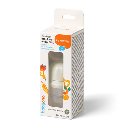 BabyOno Twist-out baby food feeder DINO