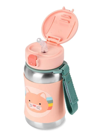 SKIP HOP Zoo Sports Bottle 350 ml- Cat