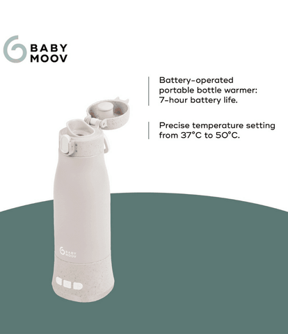 Babymoov MOOV & FEED Rechargeable Bottle Warmer - Mari Kali Stores Cyprus