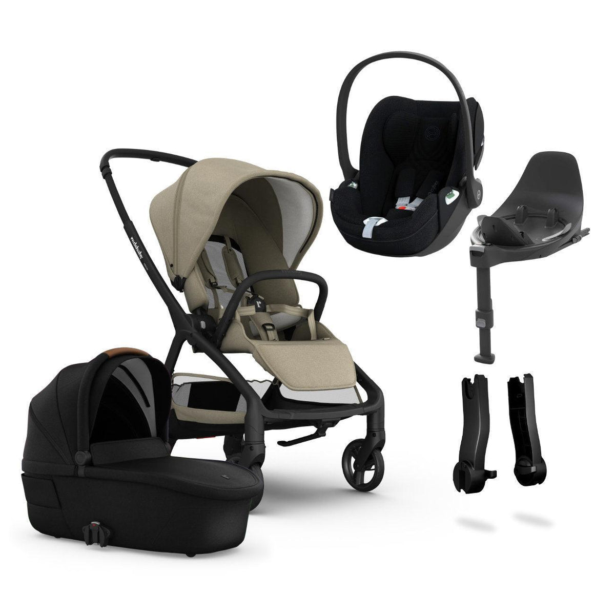 Redsbaby Aeron + Carrycot + Cloud T Car Seat + Base T Bundle - Mari Kali Stores Cyprus