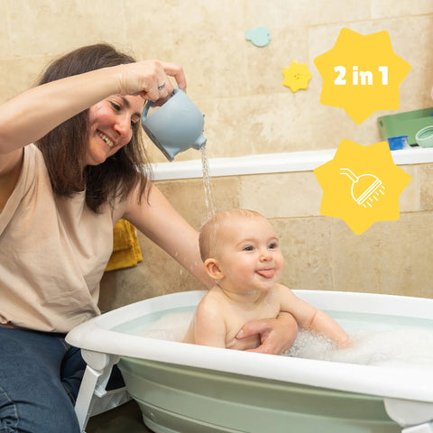 Badabulle Silicone Watering Can Hippopotamus - Mari Kali Stores Cyprus