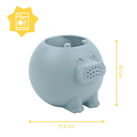 Badabulle Silicone Watering Can Hippopotamus - Mari Kali Stores Cyprus