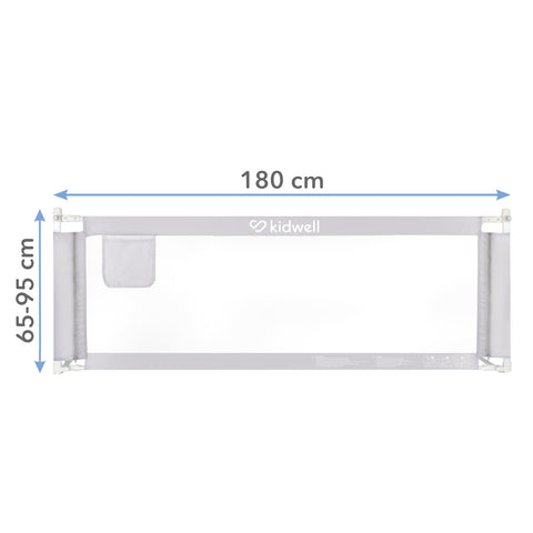 Kidwell TIVA 180 cm Bed Guardrail