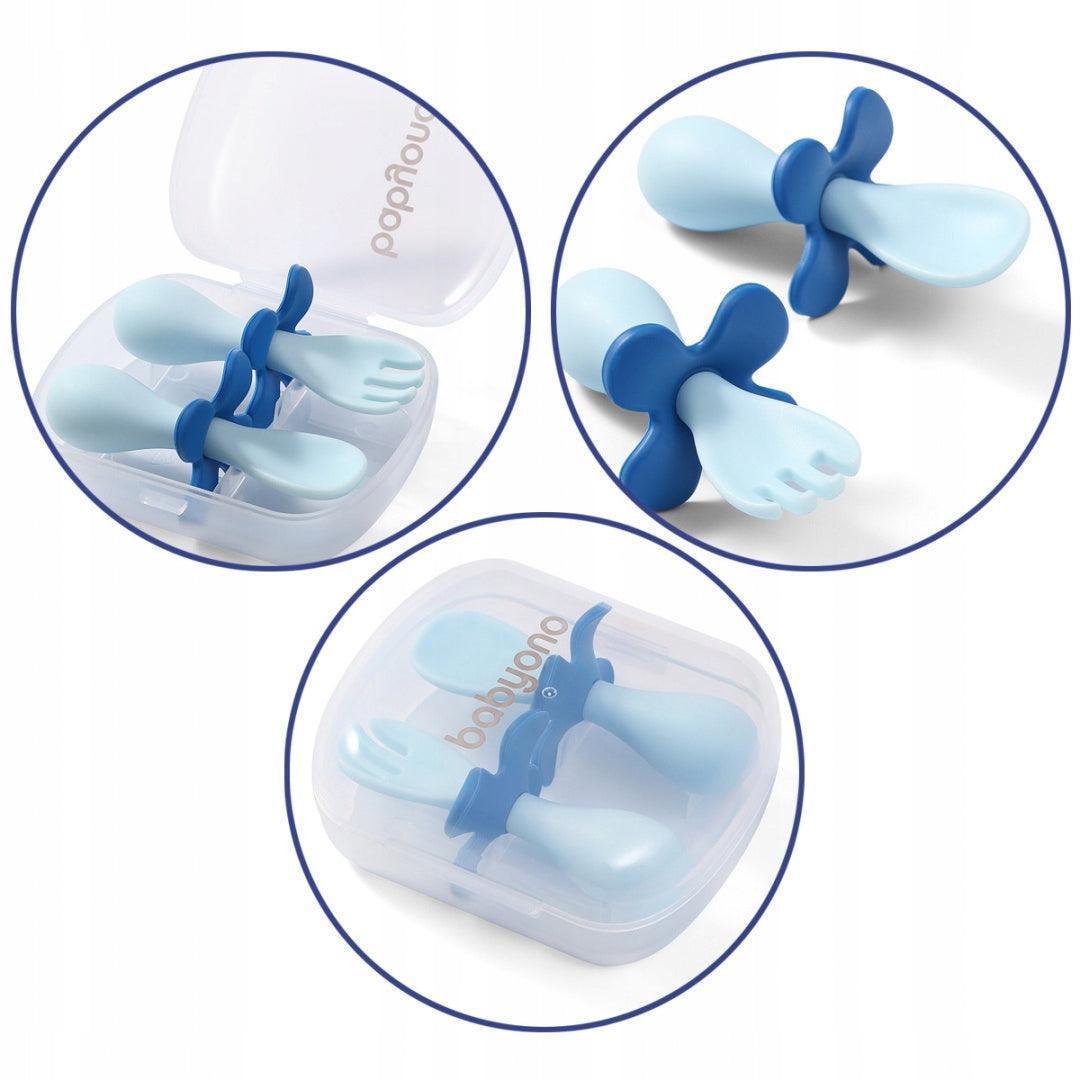 BabyOno - BabyOno Ergonomic Cutlery For Children - Mari Kali Stores Cyprus