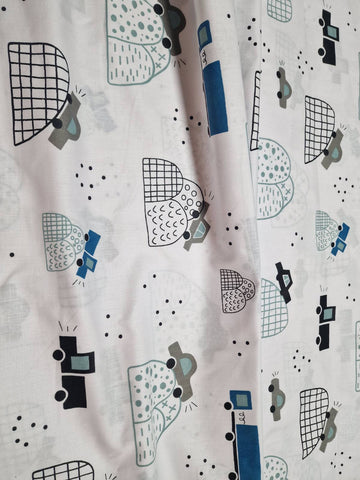 Baby Cot Summer Bed Sheets, 70x140cm, 3pc set