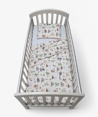 Baby Cot Summer Bed Sheets, 70x140cm, 3pc set