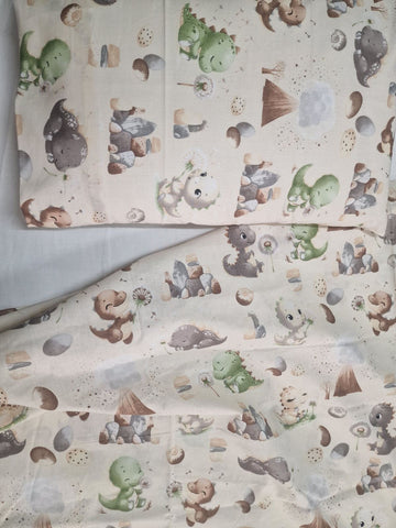 Baby Cot Summer Bed Sheets, 70x140cm, 3pc set