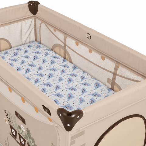 Mk Collection Baby Playpen Winter Bed Sheet – 60 × 120 cm, 1 PC, Flannel