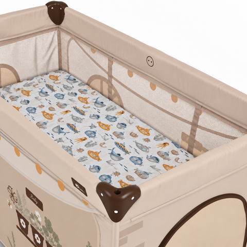 Mk Collection Baby Playpen Winter Bed Sheet – 60 × 120 cm, 1 PC, Flannel